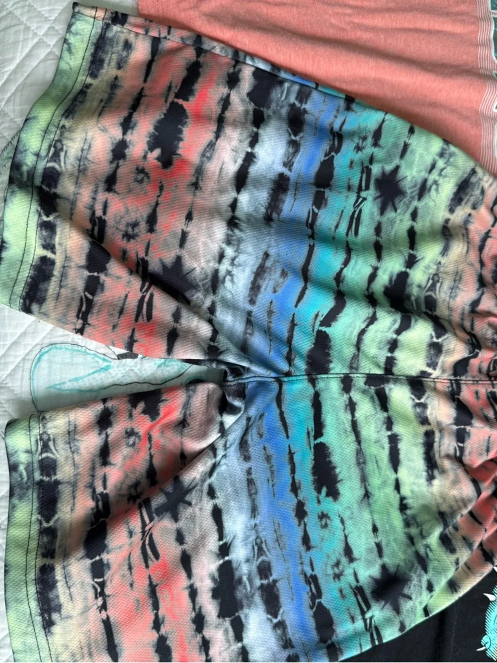 Children’s Place Iguana Tank, Tie-Dye Shorts & Coral Graphic Tee Set
